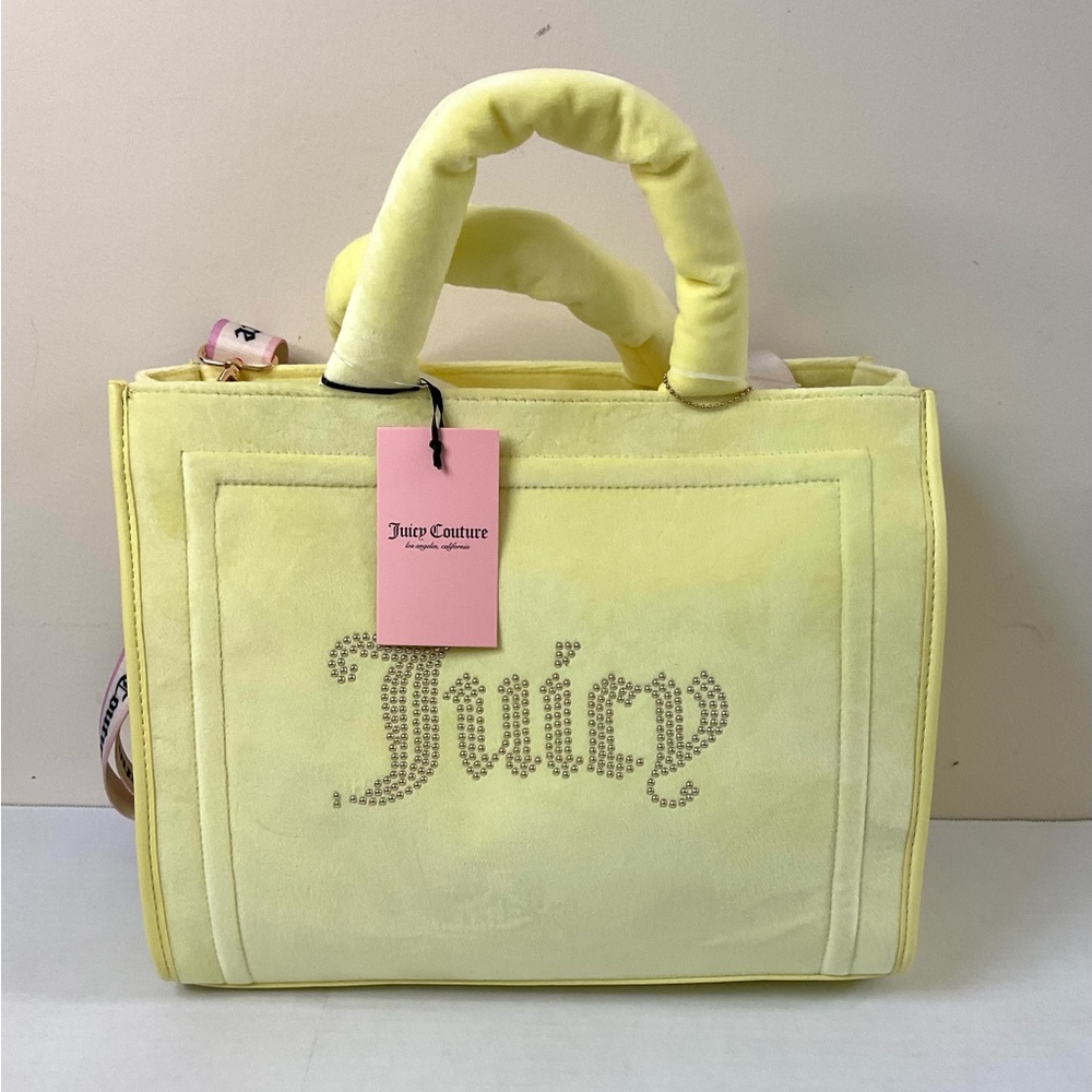 Juicy Couture Yellow Pear Extra Spender Tote Bag